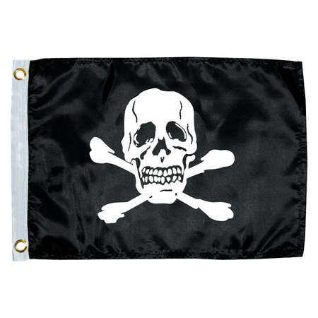 TAYLOR MADE 12" x 18" Jolly Roger Novelty Flag 1818
